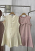 MATINEE Sleeveless Pleated Mini Dress